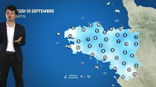 Illustration de l'actualité La météo de votre jeudi 10 septembre 2026
