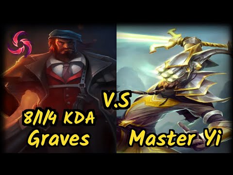 Xmithie (GRAVES) vs MASTER YI - 8/1/4 KDA JUNGLE GAMEPLAY - NA Ranked DIAMOND