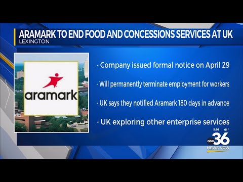 Aramark to end food and concessions services at UK, workers ...