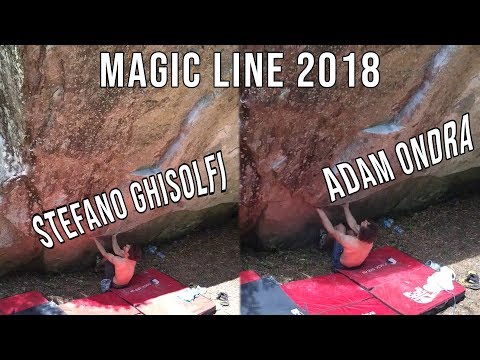 Adam Ondra vs Stefano Ghisolfi | Magic Line | Rock Climbing Comparison