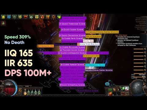 118M DPS | Tornado Shot MF | IIQ 168 | IIR 654 | 3.24 Standard | Path of Exile