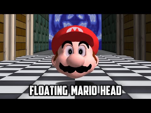 ⭐ Super Mario 64 PC Port - Floating Mario Head