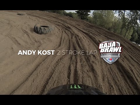 HELMET CAM: Andy Kost - 250cc 2 Stroke Lap / Baja Brawl