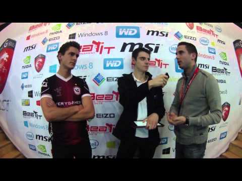 MSI Beat it! 2013 Grand Finals - Interview VeryGames
