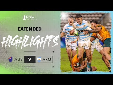 Argentina VICTORIOUS | Australia v Argentina | World Rugby U20 Championship 2024 Extended Highlights