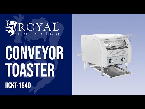 video - Conveyor Toaster - 2,200 W - 7 speeds - 3 heating levels