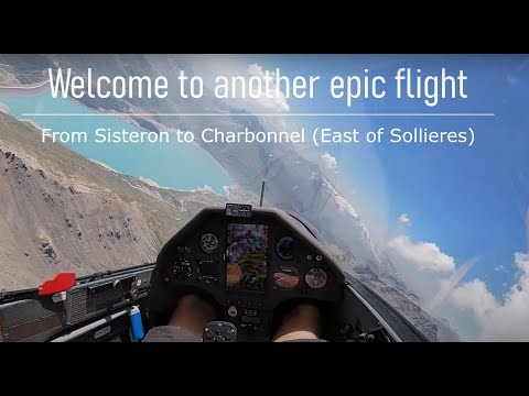 Epic summer flight in the Alps in blue conditions