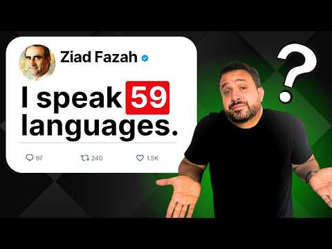 He Claims to Have Learned 50+ Languages in 3 YEARS!