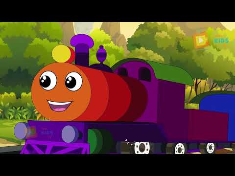 Chhuk Chhuk Chalti Rail Gadi | छुक  छुक चलती रेल गाड़ी  | Hindi Rhymes | MellyKidsTv Channel India