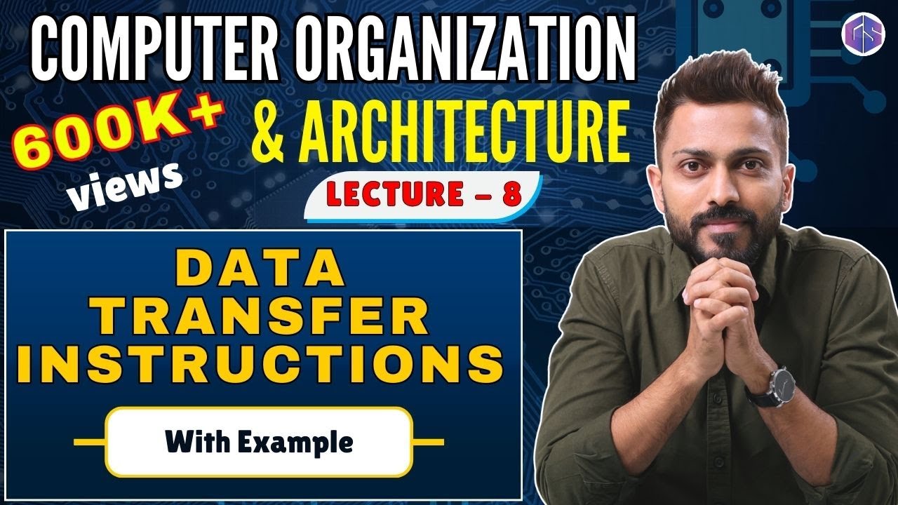 L-1.8: Data Transfer Instructions in Computer Organisation and Architecture
