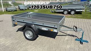 جديد مقطورة لسيارة الركاب Brenderup 1203SUB750 lekka skrzyniowa 1 oś 750 kg | 204 x 116 cm | 2460 zł | صورة 4 - Autoline