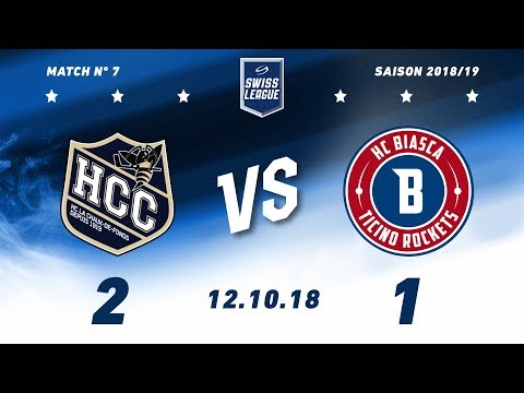 12.10.2018 HC La Chaux-de-Fonds - HC Biasca Ticino Rockets (2-1)