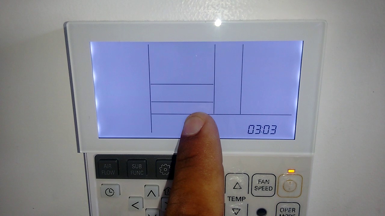 Termostato LG modificando frecuencia