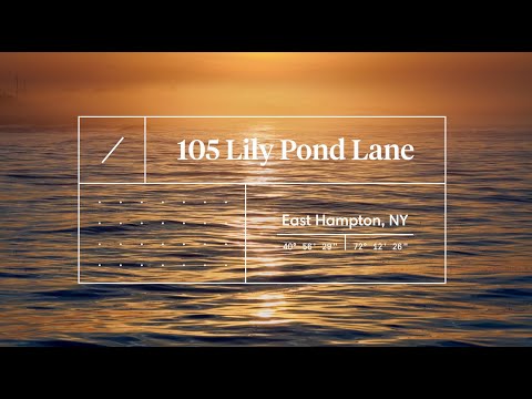 "The Dune House" 105 Lily Pond Lane, East Hampton Oceanfront - Available for $80 Million