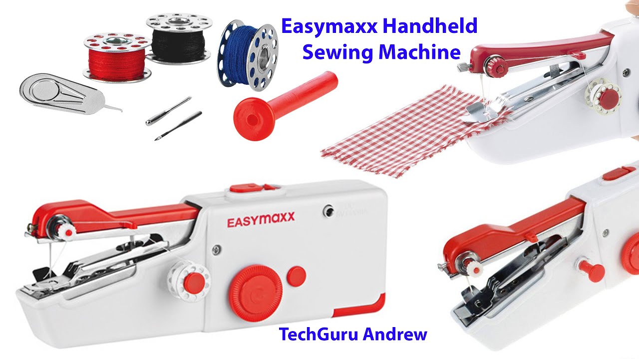 Watch Easymaxx Handheld Sewing Machine REVIEW Now Easymaxx Handheld Sewing Machine REVIEW