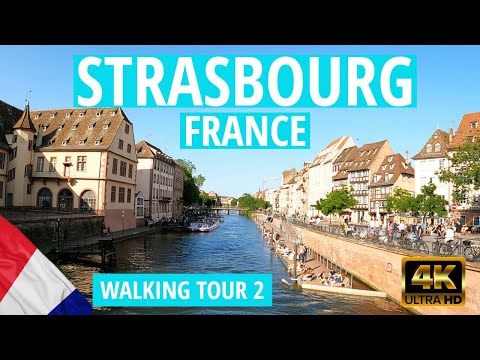 🇫🇷 Strasbourg, France Walking Tour 2  4K  UHD