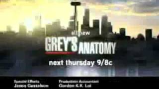Grey's Anatomy 6x03 I Always Feel Like Somebody's Watchin' Me Promo