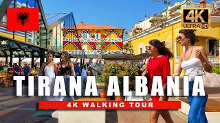 Discover Tirana, Albania 🇦🇱 in 4K HDR | Summer Walking Tour 60fps