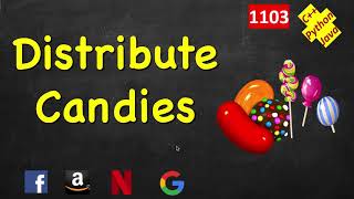 YouTube video 'Distribute Candies to People | LeetCode 1103 | C++, Java, Python'