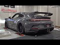 Porsche 992 GT3 Feat FULL Akrapovic Titanium Exhaust System Start Up Revs DYNO PULLS