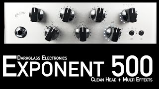 Video thumbnail for Darkglass Electronics Exponent 500 Clean Head + Multi Effects Demo by Amos Heller by AmosHeller