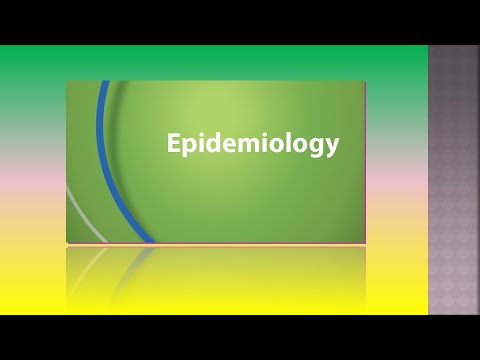 epidemiology Lecture 1 Introduction to Epidemiology علم الوبائيات الدرس الأول مقدمة عامة
