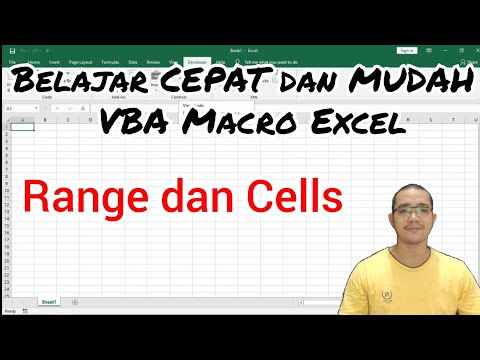 TUTORIAL VBA MACRO EXCEL Part 3: Range dan Cells (Clear Contents, Delete,  Font,  Value, etc)