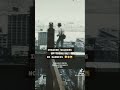 Iron worker walking on steel beam with no harness construction of skyscrapers #safetyfirst