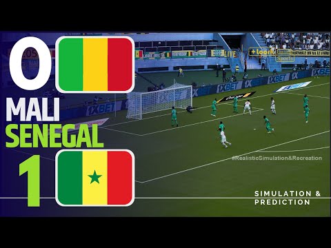 MALI  - SENEGAL LIVE  🇲🇱🇸🇳🔴/ Coupe d'Afrique des Nations 2026 1/4 DE FINALE / CAN 2025  / SIMULATION