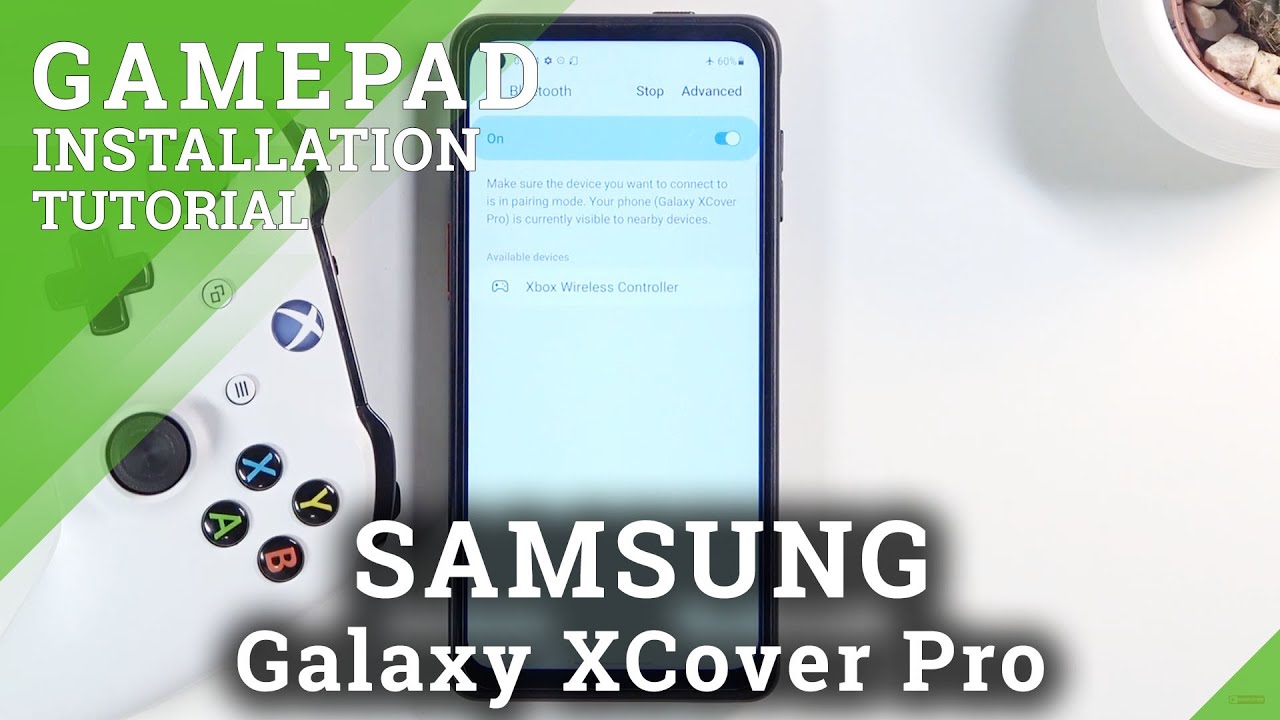 Connect Xbox Controller on SAMSUNG Galaxy XCover Pro – Gamepad Installation