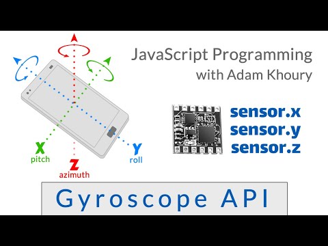 Gyroscope API Device Angle Velocity JavaScript Programming Tutorial