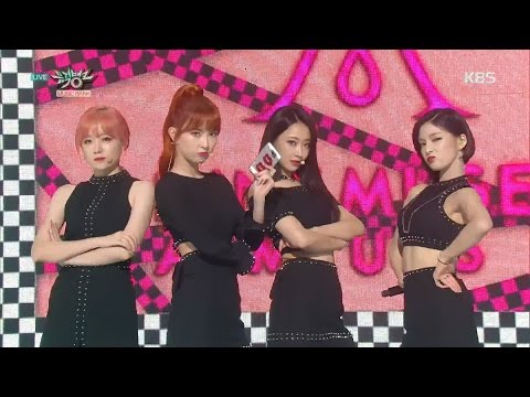 뮤직뱅크 - 나인뮤지스A, 오늘도 빛나는 비주얼 ‘입술에 입술’.20160819