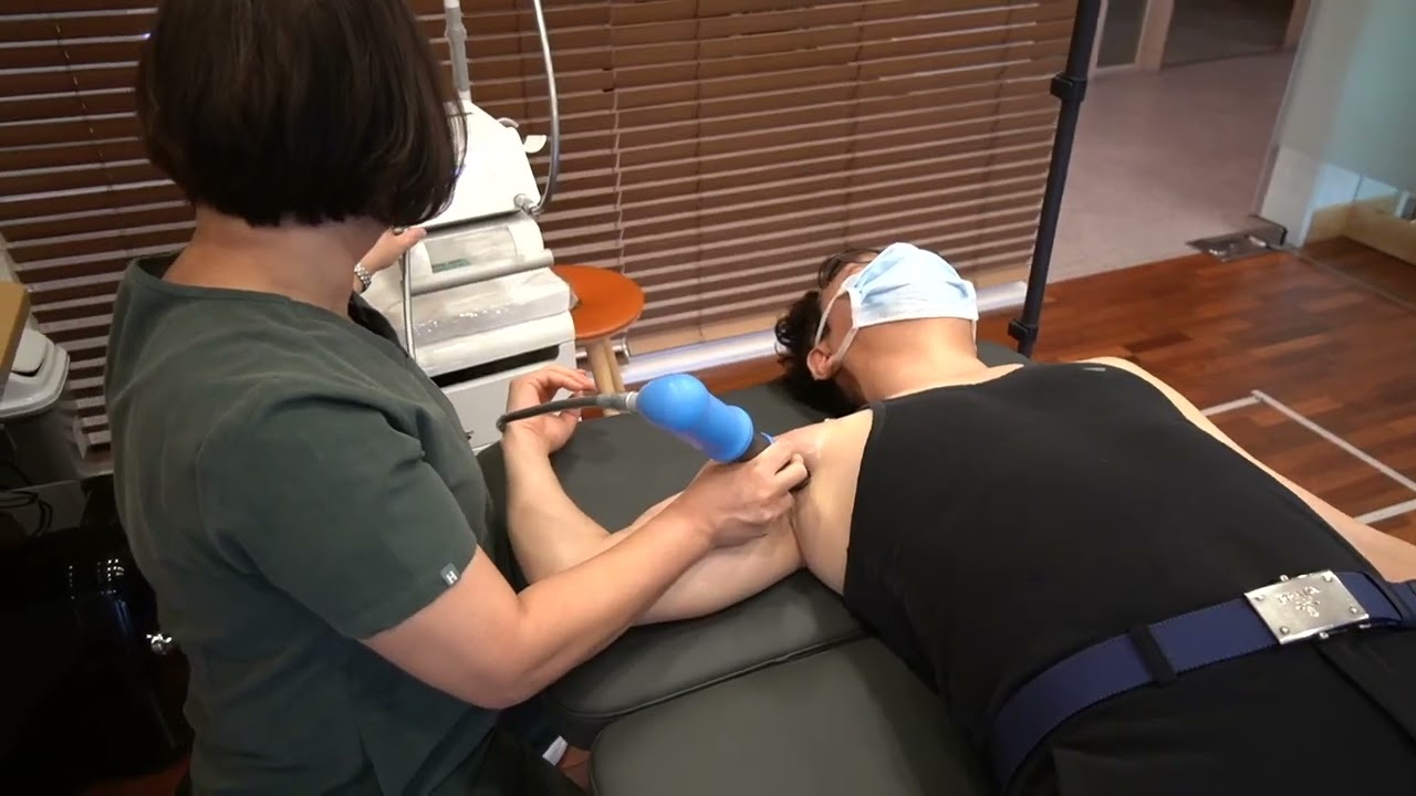 Excruciating extracorporeal shock wave treatment for  chronic shoulder pain, my clinical experience