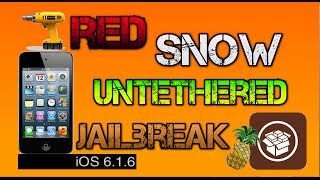 How To Jailbreak iOS 6.1.6 Untethered iPhone 3gs & iPod Touch 4g Redsn0w (download cydia)