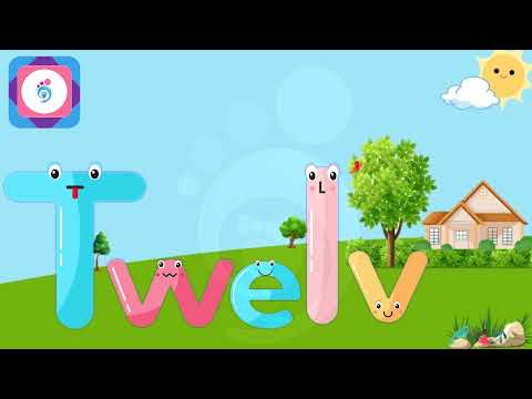 Learn To Spell Number Words 11 To 15 | Number Spellings Song Eleven to fifteen | Begin Jr.