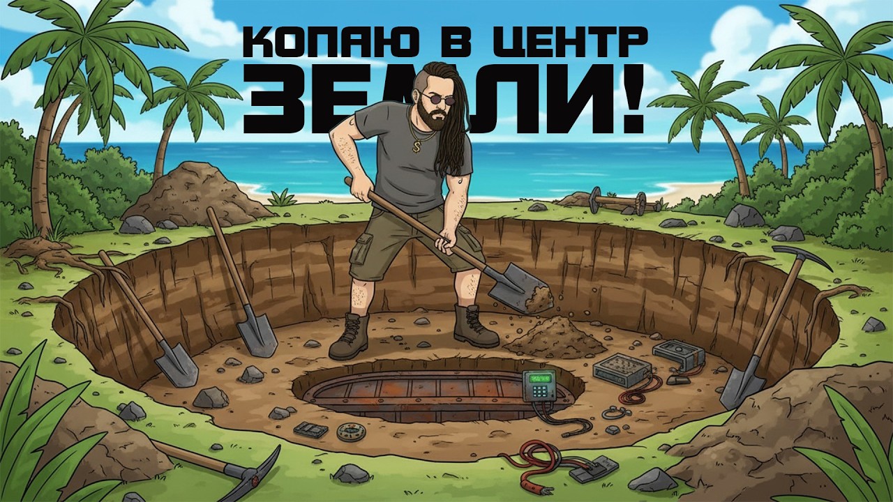 ВЫКОПАЛ СЕКРЕТНЫЙ БУНКЕР! - КОПАЮ К ЦЕНТРУ ЗЕМЛИ! - НОВАЯ ВЫЖИВАЛКА НА ОСТРОВЕ