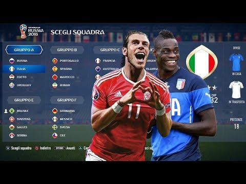 Chi vincerebbe il Mondiale se ITALIA,GALLES,OLANDA e CILE si fossero Qualificate? Miti di Fifa