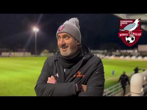 POST MATCH INTERVIEW - Jono Greening vs Spennymoor