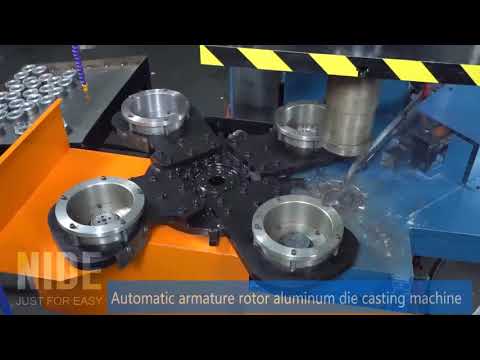 how to do rotor die casting automatically ?