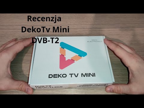 Prezentacja DekoTV Mini - tuner DVB-T2 HEVC H.265  (DVB-C )