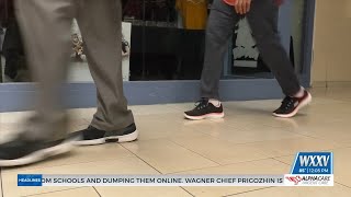 Biloxi Walkers at Edgewater Mall - Staying in Shape While Beating the Heat