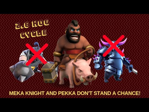 Defeating hardcounters with 2.6 hog cycle on ladder!