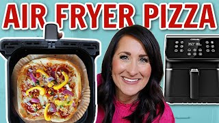 This FAST & EASY Air Fryer Homemade Pizza SO YUMMY