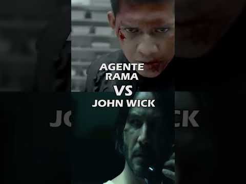 John Wick vs Rama (The Raid Saga) #shorts #johnwick #theraid2 #action