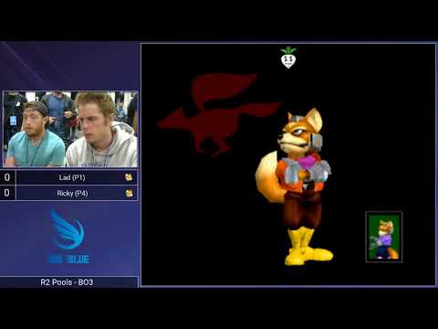 Shine 2017 SSBM - Lad (Red Fox) vs. Ricky (Blue Fox) - Melee Round 2 Pools