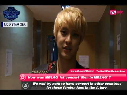 MBLAQ_MCD Q&A Interview