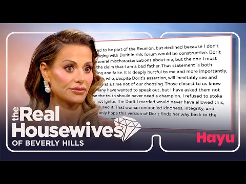 Dorit is Shocked by PK's Statement | Season 14 Reunion Part 1 | Real Housewives of Beverly Hills