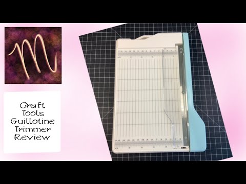 Craft Tools Guillotine Paper Trimmer Review