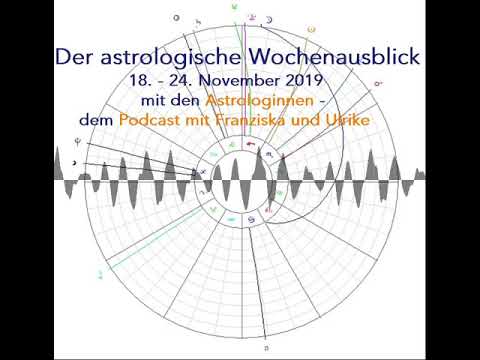 Astrologischer Wochenausblick 18. - 24. November 2019