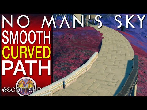 Smooth Curved Path How To Build A Perfect Smooth Curve Tutorial No Man's Sky Update NMS Scottish Rod